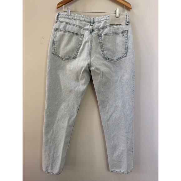 Rag & Bone Womens Rosa Mid Rise Boyfriend Distressed Light Wash Jeans Size 31 - Picture 6 of 8